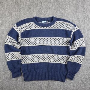 Fieldmaster Vintage Ragg Wool Striped Sweater - Medium